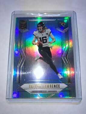 2025 Trevor Lawrence Jacksonville Jaguars Holographic Football Card NM+